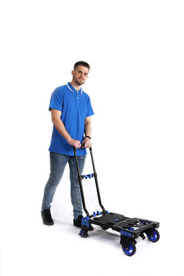Multi-function Convertible Hand Truck Folding Portable Trolley 2 In 1 150KG Shopping Trolleys Carton Shopping Cart Platf