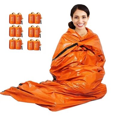 2024 Wholesale Compact Sack Waterproof Survival Bivy Thermal Emergency Sleeping Bags Emergency Rescue Equipment