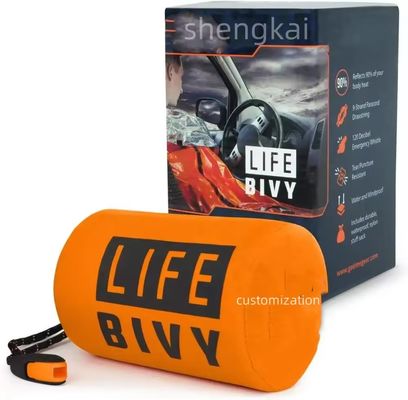 2024 Wholesale Compact Sack Waterproof Survival Bivy Thermal Emergency Sleeping Bags Emergency Rescue Equipment