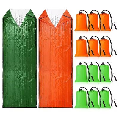 2024 Wholesale Compact Sack Waterproof Survival Bivy Thermal Emergency Sleeping Bags Emergency Rescue Equipment