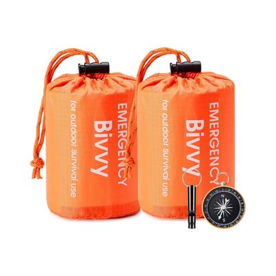 2024 Wholesale Compact Sack Waterproof Survival Bivy Thermal Emergency Sleeping Bags Emergency Rescue Equipment