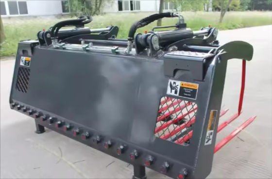Farm-Oriented Grapple Fork For Agricultural Use For Skid Steer Loader And Wheel Loader