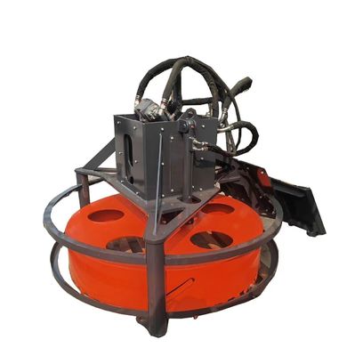 Heavy-Duty Skid Steer Attachment Manhole Saw Light Well Cover Milling