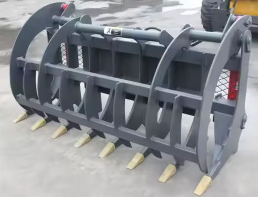 Skid Steer Loader Accessories Grass Grapple Skid Steer Loader Attachment