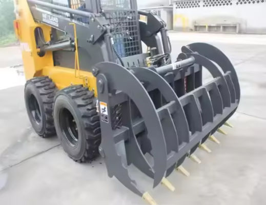 Skid Steer Loader Accessories Grass Grapple Skid Steer Loader Attachment