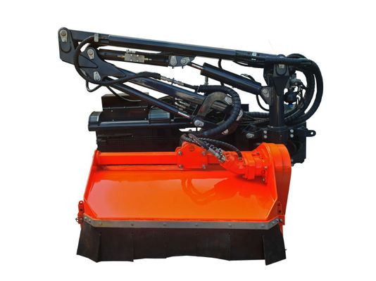 Ront / Rear Verge Flail Mower With Side Boom Arm For Skid Loader / Excavator / Tractors