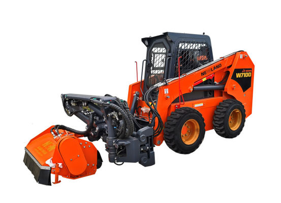 Ront / Rear Verge Flail Mower With Side Boom Arm For Skid Loader / Excavator / Tractors