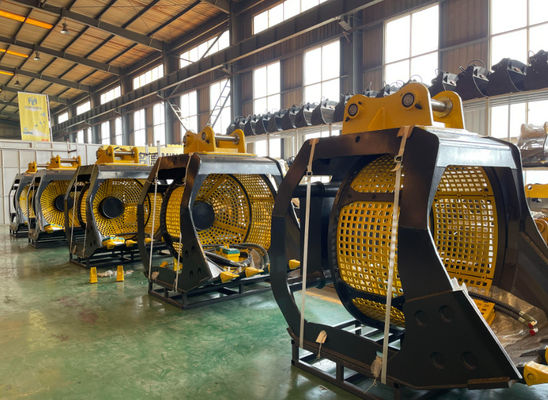 High Quality Excavator Attachment Sand Soil Screening Bucket Rotary Screening Bucket