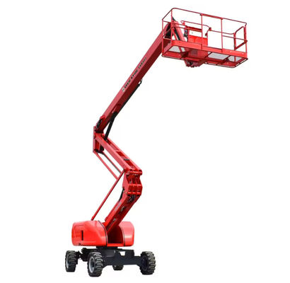 Self-Propelled Telescopic Boom Lift Diesel Articulating Boom Aerial Work Platform