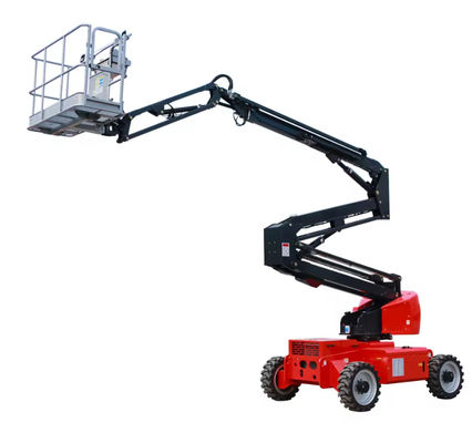 Self-Propelled Telescopic Boom Lift Diesel Articulating Boom Aerial Work Platform