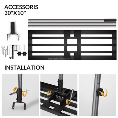 30*10in Large Size Manual Steel Lawn Leveller for Grass Organic Fertilizer Sand Spreader Leveling Garden Yard Turf maint