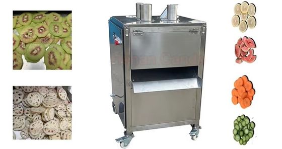 Multifunctional Cassava Chips Cutting Machinery Sweet Potato Pear Banana Orange Carrot Pitaya Lemon Fruit Slicer Cutter