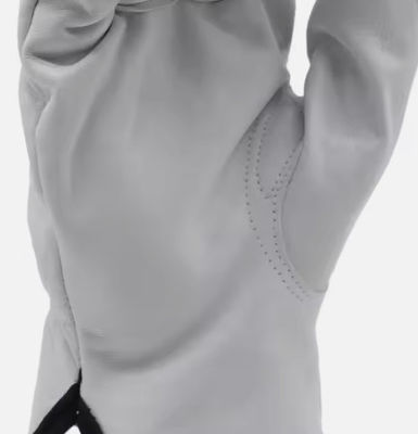 White 3M Thin Sulphate Lined Cow-grain Leather Lightweight Winter Working Leather Gloves