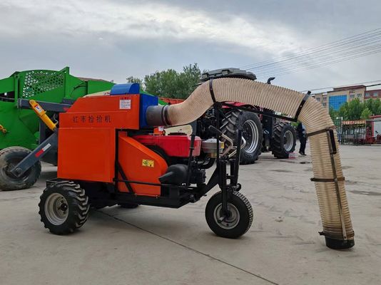 Loose Fruit Vacuum Picking Machine Electric Push Type For Palm Fruit Chestnut Red Dates