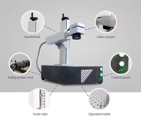 Portable Hand Held Laser Marking Machine 30w Stainless Steel Color Laser Marking For Metal