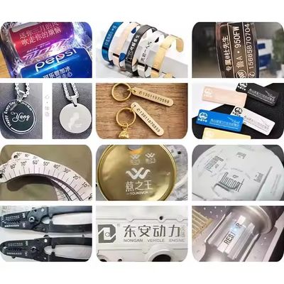 Portable Hand Held Laser Marking Machine 30w Stainless Steel Color Laser Marking For Metal