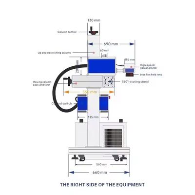Flying Uv Laser Coding Machine Laser Marking Machine Glass Jade Engraving Crystal Pcb