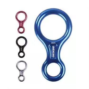 High-rise Escape Rescue Suit With Harness , Figure 8 Descender , Climbing Rope , Carabiner