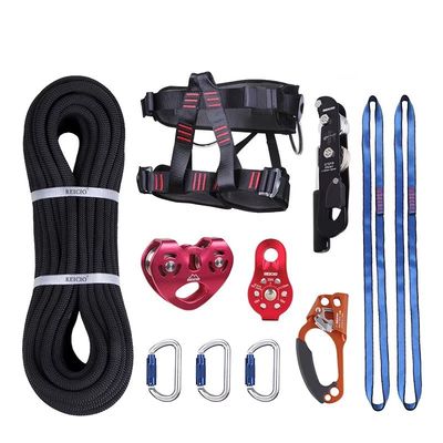 Customized Outdoor Park , Backyard , Kindergarten Zip Line Kit With Harness