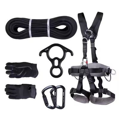 Customized Outdoor Park , Backyard , Kindergarten Zip Line Kit With Harness