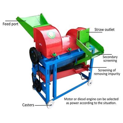Multifunctional Corn Thresher Wheat Portable Small Soybean Threshing Machine Wheat Thresher