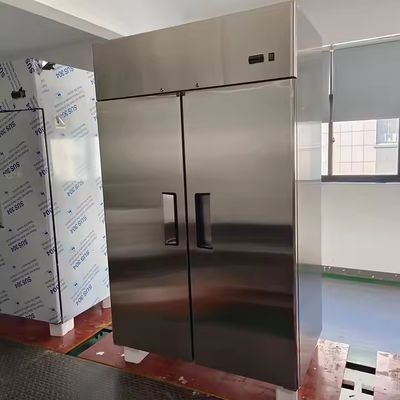 Commercial Restaurant Kitchen Refrigerator Equipment Stainless Steel Combined Upright Display Chiller Freezer
