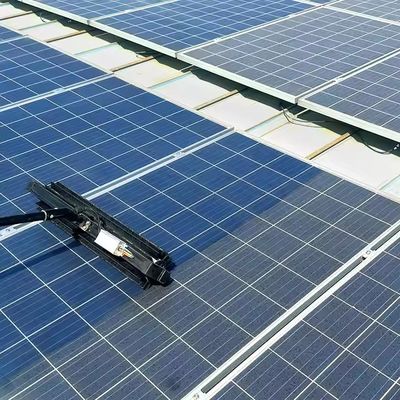 High Efficiency 3.2M 5.5M 7.2M Dry Water Solar Panel Cleaning Robot Brushes Solar Rotary Panels Automatic Cleaning Equipment