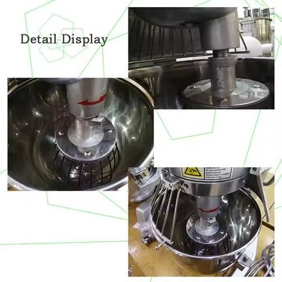 Kitchen 5KG Dough Kneading Machine Stainless Steel Mixing Bowl Stand Electric Food Mixer For Bakery
