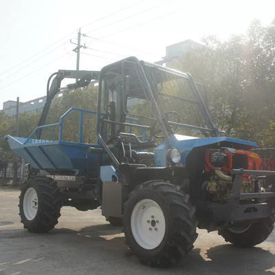 Open Cab Palm Oil Harvesting Machine 42HP 1500kg With Grapple Indonesia Dedicated
