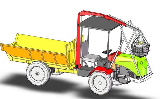 Indonesia Dedicated 42hp Agricultural Tire Type Palm Oil Tractor Powered By Diesel Engine