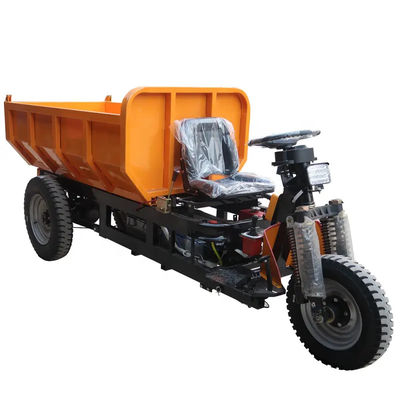 2.5t Oil Palm Transportation Tractor Mini Tipper Site Dumper 72V Battery Dump Truck Hydraulic Cylinder