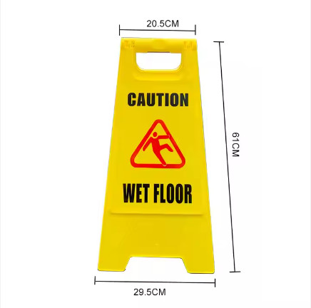 High Quality Collapsible Road Wetland Board Plastic Safety Warning Sign