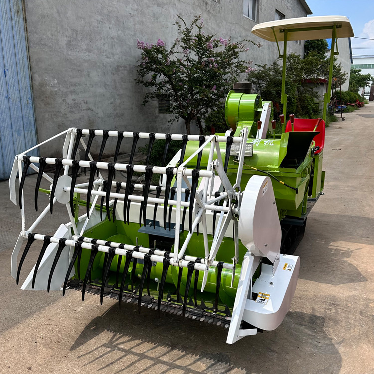 Crawler Harvester Self-Propelled Track Grain Combine Harvester